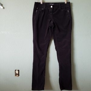 WHBM TALL Black Corduroy Pants